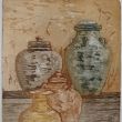 Kruiken  lijnets+aquatint  15x20  druk 7/8